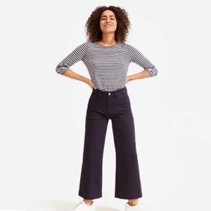 Black Everlane Wide-leg Pants